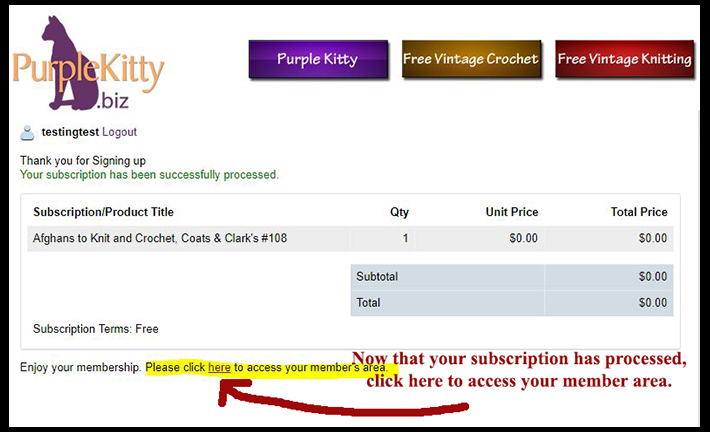 Subscription Confirmed